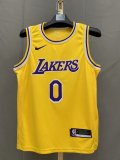 NBA Laker  yellow Kuzma No.0   1:1