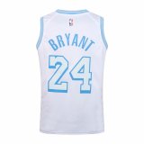NBA Laker white Kobe Bryant No.24  1:1