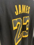 NBA Laker black James Champion T-shirt No.23 1:1