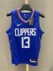 NBA  Clipper home 【customized】George No.13 1:1