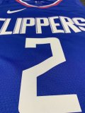 NBA  Clipper home【customized】Leonard No.2 1:1