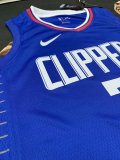 NBA  Clipper home【customized】Leonard No.2 1:1