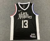 NBA  Clipper home 【customized】George No.13 1:1