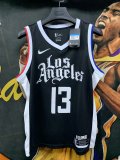 NBA  Clipper home 【customized】George No.13 1:1