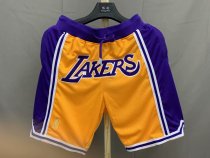 NBA Lakers Embroidered Shorts 1:1