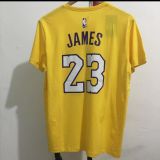 NBA Lakers James No.23 Hot pressing T-shirt 1:1
