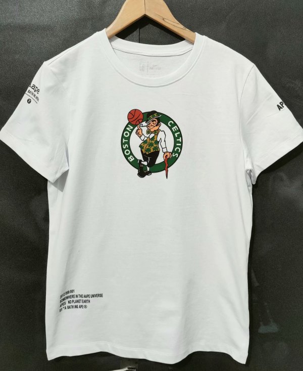 NBA Celtics Hot pressing white T-shirt 1:1