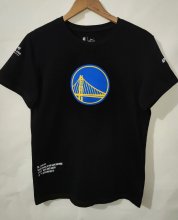 NBA Warriors Hot pressing black T-shirt 1:1