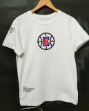 NBA Clippers Hot pressing white T-shirt 1:1