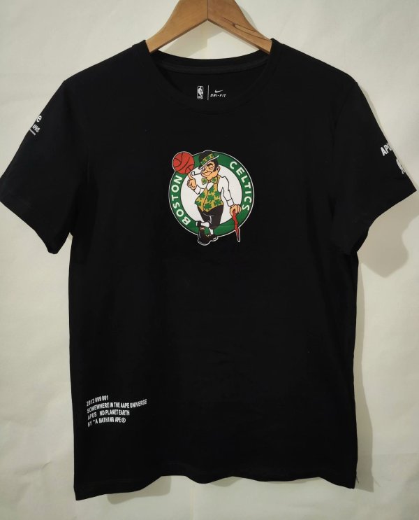 NBA Celtics Hot pressing black T-shirt 1:1