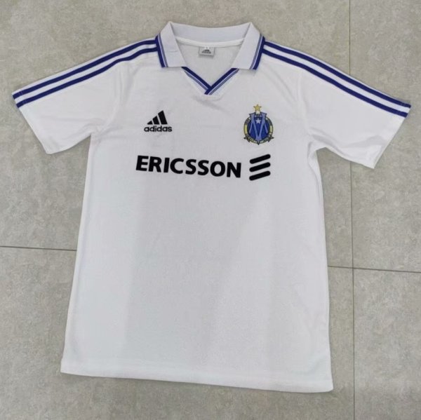 Retro  Marseille Home 1:1 Quality Soccer Jersey  1999-2000