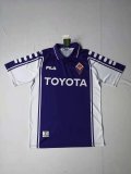 Retro Fiorentina Home 1:1 Quality Soccer Jersey  1999-2000
