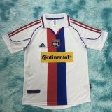 Retro Lyon Home Fans   1:1 Quality Soccer Jersey   2000-2001