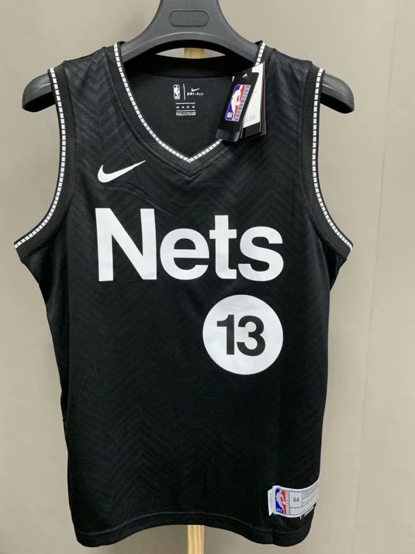 NBA Nets home  Harden No.13 1:1 new season