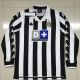Retro Juventus Home  Long Sleeve 1:1 Quality Soccer Jersey    1999-2000
