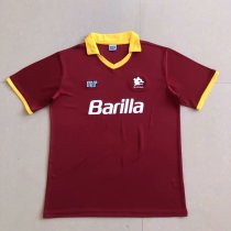 Retro Roma Home 1:1 Quality Soccer Jersey  1989-1990