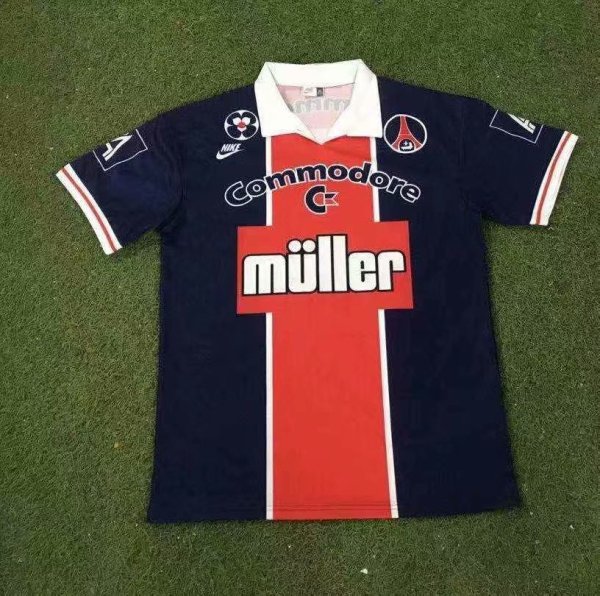 Retro PSG Home Fans 1:1 Quality Soccer Jersey  1991-1992