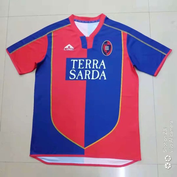 Retro Cagliari Home Fans 1:1 Quality Soccer Jersey  2003-2004