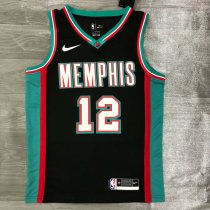 NBA  Grizzlies retro black #12  1:1  2021