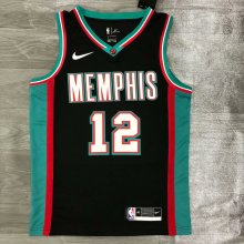 NBA  Grizzlies retro black #12  1:1  2021