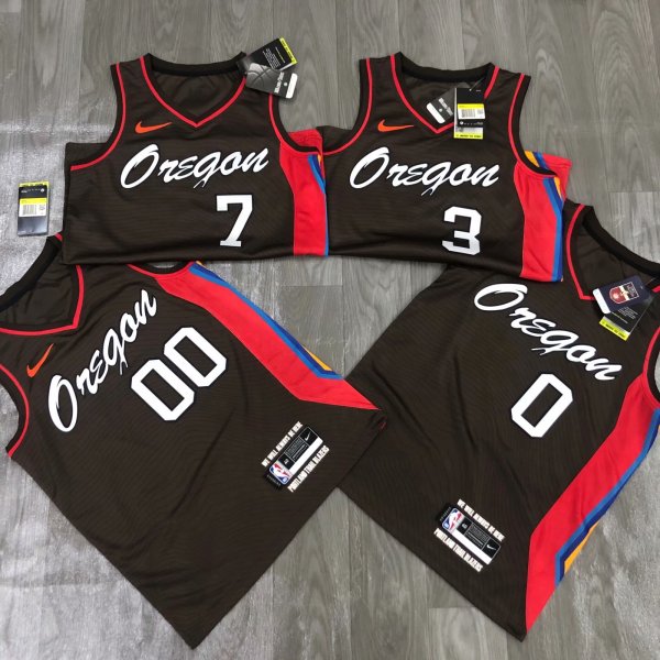 Nba Portland Trail Blazers #3#7#00 City Edition 2021