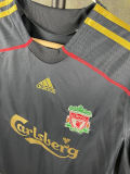 Retro Liverpool Away 1:1 Quality Soccer Jersey   2009-2010