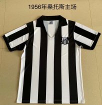Retro Santos FC Home Fans 1:1 Quality Soccer Jersey  1956