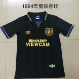 Retro Manchester United  away 1:1 Quality Soccer Jersey  1993-1995