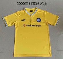 Retro Leeds United Away 1:1 Quality Soccer Jersey  2000