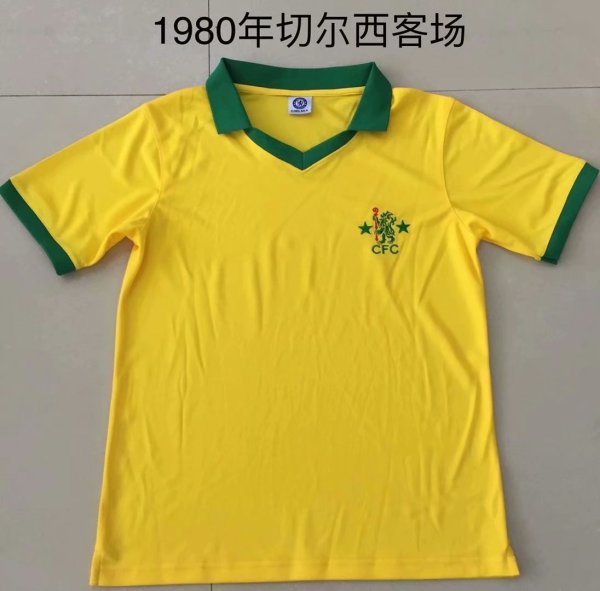 Retro Chelsea Away 1:1 Quality Soccer Jersey   1980