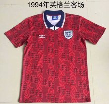 Retro England Away 1:1 Quality Soccer Jersey   1994