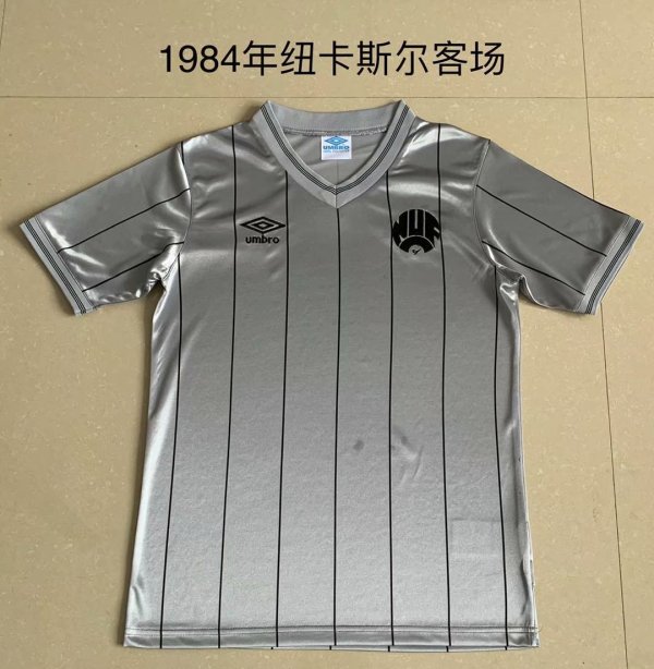 Retro Newcastle Away Fans  1:1 Quality Soccer Jersey  1984