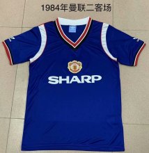 Retro  Manchester United 2rd Away 1:1 Quality Soccer Jersey  1984