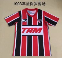 Retro Sao Paulo Away 1:1 Quality Soccer Jersey    1993