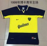 Retro Boca Juniors Home Fans 1:1 Quality Soccer Jersey  1998-1999
