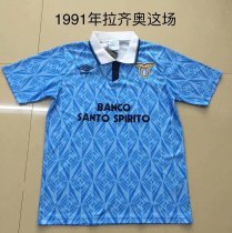 Retro  Lazio Home 1:1 Quality Soccer Jersey  1991