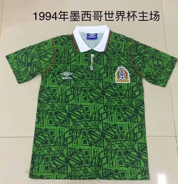 Retro Mexico Home 1998  1:1 Quality Soccer Jersey 
