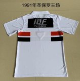 Retro Sao Paulo Home 1:1 Quality Soccer Jersey    1991