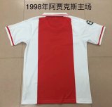 Retro Ajax Home 1:1 Quality Soccer Jersey  1998