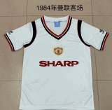 Retro  Manchester United Away 1:1 Quality Soccer Jersey  1984
