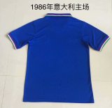 Retro  Italy Home 1:1 Quality Soccer Jersey  1986