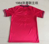 Retro  Manchester United Home 1:1 Quality Soccer Jersey  1984