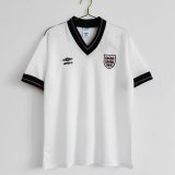 Retro England Home 1:1 Quality Soccer Jersey  1984-1987