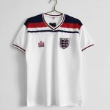 Retro England Home 1:1 Quality Soccer Jersey  1982