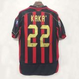 Retro AC Home  1:1 Quality Soccer Jersey  2006-2007