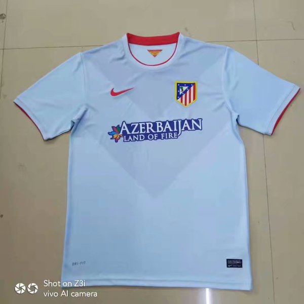 Retro Atletico Madrid Away 1:1 Quality Soccer Jersey  2013-2014