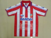 Retro Atletico Madrid Home 1:1 Quality Soccer Jersey  1996-1997