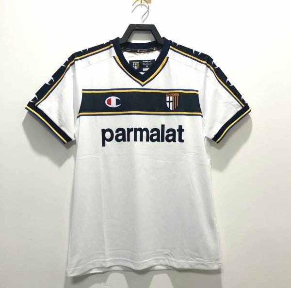 Retro Parma Away 1:1 Quality Soccer Jersey   2002-2003