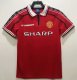 Retro Manchester united Home  1:1 Quality Soccer Jersey   1998