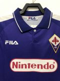 Retro Fiorentina Home Fans 1:1 Quality Soccer Jersey  1998-1999